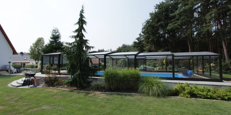 Abri piscine mi-haut monza / téléscopique / motorisé_1