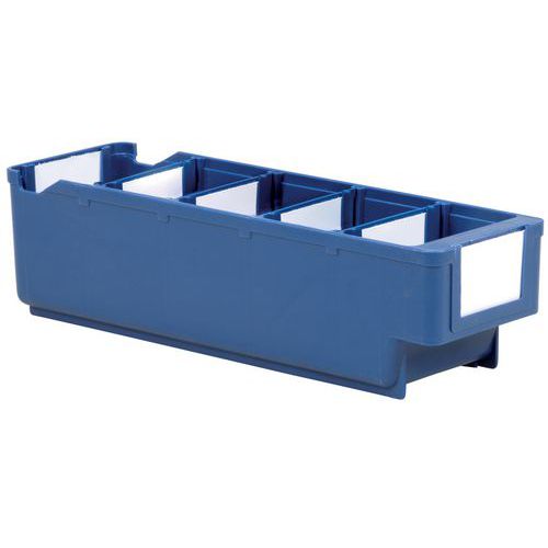 BACS TIROIRS POLYPROPYLÈNE BLEU 1.5 L 300X94X80MM