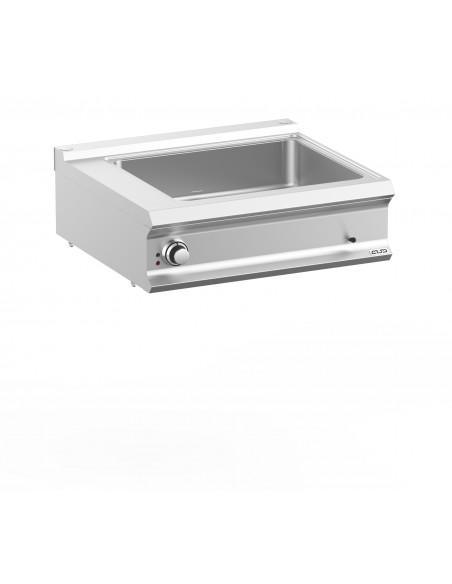 Bain-marie GN 2/1 électrique - DOMINA PRO 700 - Modèle BME78T en acier inoxydable AISI 304 - Norme IPX5 - Fabriqué en Italie_0
