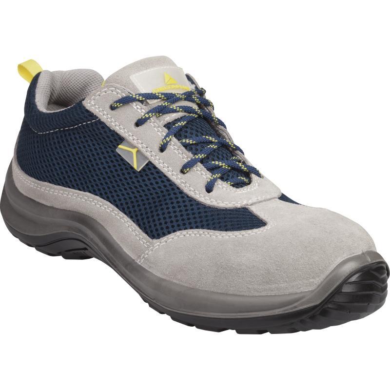 Chaussures de sécurité basses - croûte de cuir velours et mesh polyester - ASTIS1P_0