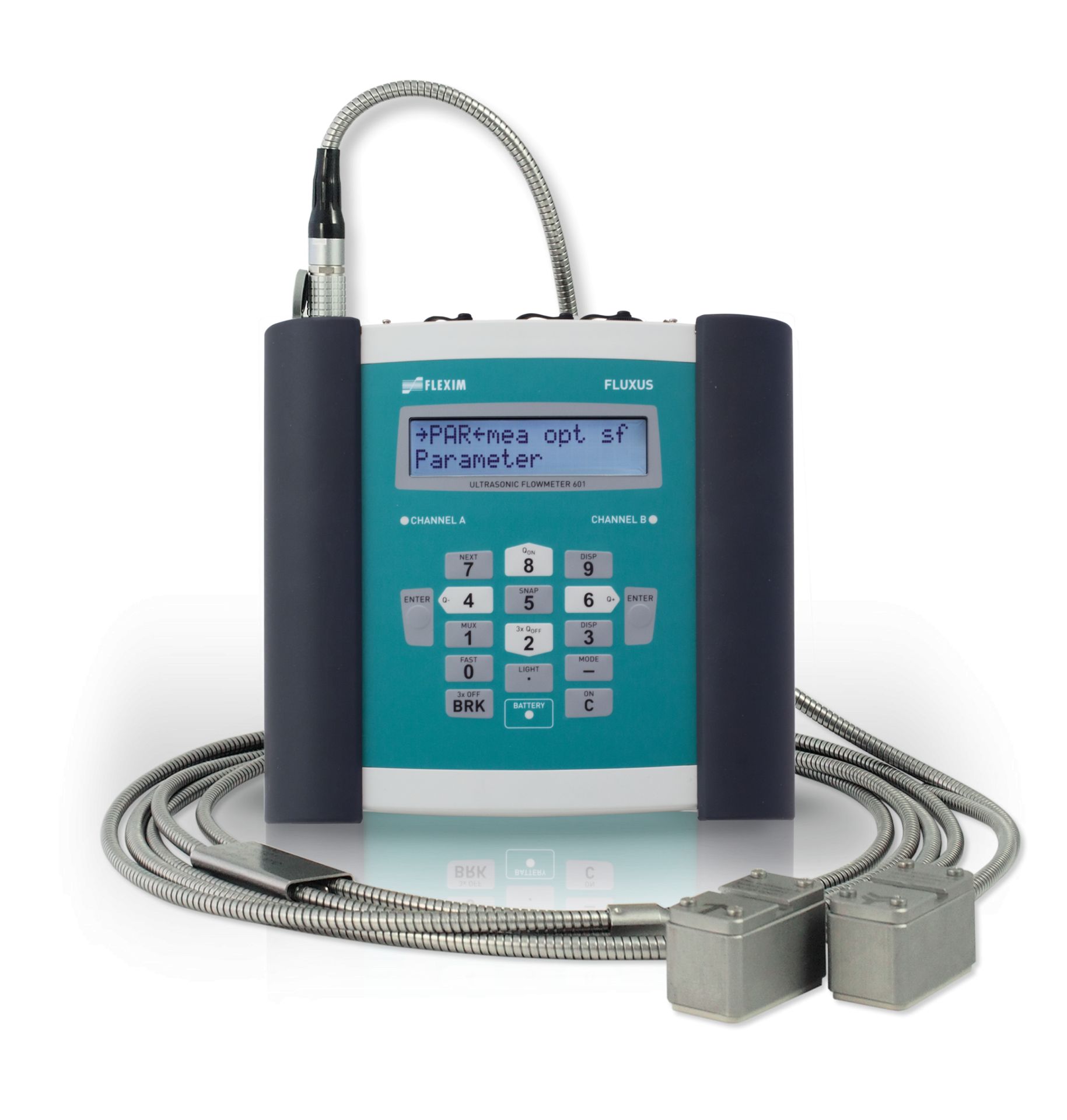 Débitmètre à ultrason portable Fluxus g601 st et g608 st non intrusif de la vapeur_0