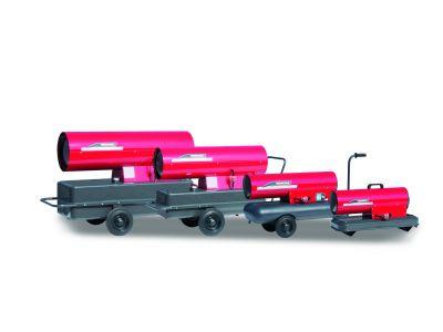 Générateur d'air chaud au fioul - 93 kW - Réservoir 160L - Débit 2150 m³/h_0