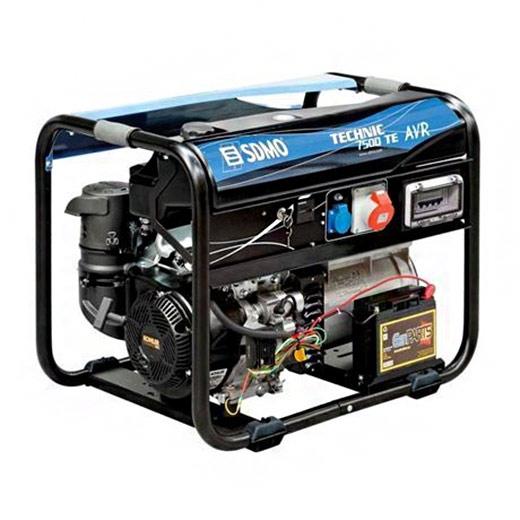 Groupe électrogène SDMO triphasé 6500w moteur kohler - 11581603_0