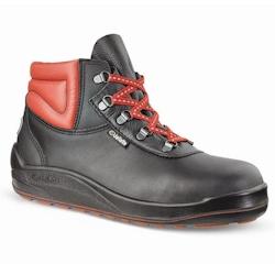 Jallatte - Chaussures de sécurité hautes noire et rouge JALTARMAC SAS S3 HI HRO SRC Noir / Rouge Taille 40 - 40 noir matière synthétique 3597810139701_0