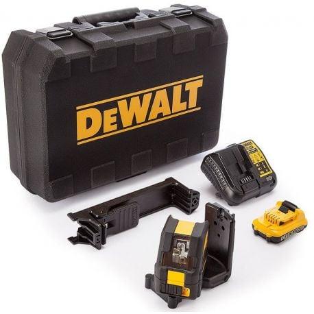 Laser Dewalt en croix 2 faisceaux verts compatible plateforme 10,8 Volts | DCE088D1G_0