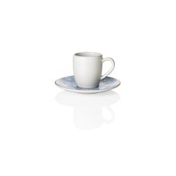 Lot tasses à espresso et soucoupes ROCKZZERO, 80 ml, Lot 6 , arctique, grès - Was Germany - 4044925139311_0