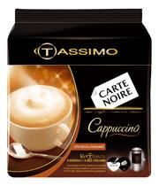 PAQUET 16 DOSETTES CAPPUCCINO CARTE NOIRE - DOSETTE TASSIMO 