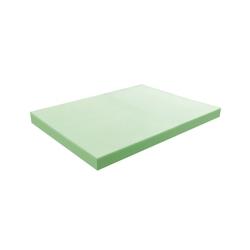 Plaque de mousse 35 kg/m³  Epaisseur 5 cm 100x120 cm DIY Senso Pur MATELAS-POUR-TOUS.COM - vert 3DE.PE.35F.5.1012_0