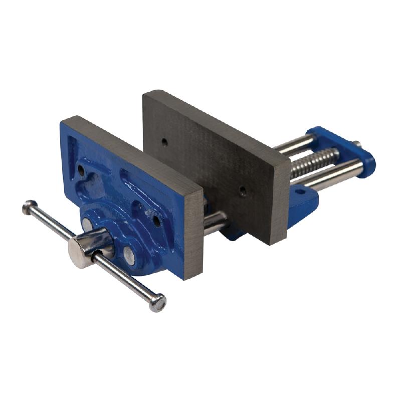 Presse d'établi 3,5 kg - 150 mm - Silverline 138785 - corps en fonte et glissières chromées_0