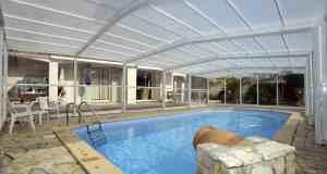 Abri résidentiel haut indépendant pour piscine - Le Limousin - 1,90m de hauteur avec volume intérieur maximum_0