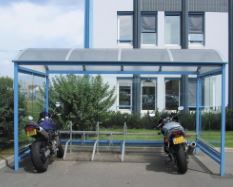 Abris moto Sienne - Buff'hyeres Collectivités - robuste et sécurisé pour motos_0