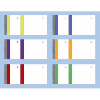 BLOC VENDEUR ELVE - 100 FEUILLETS NUMEROTES 6 X 13,5 CM - 1 COUPON DETACHABLE - COLORIS ASSORTIS - LOT DE 10