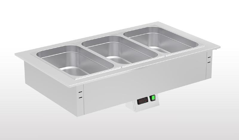 Cuve bain marie à eau à encastrer 5gn1/1-150 - 1770x646x215 - CCH5G_0