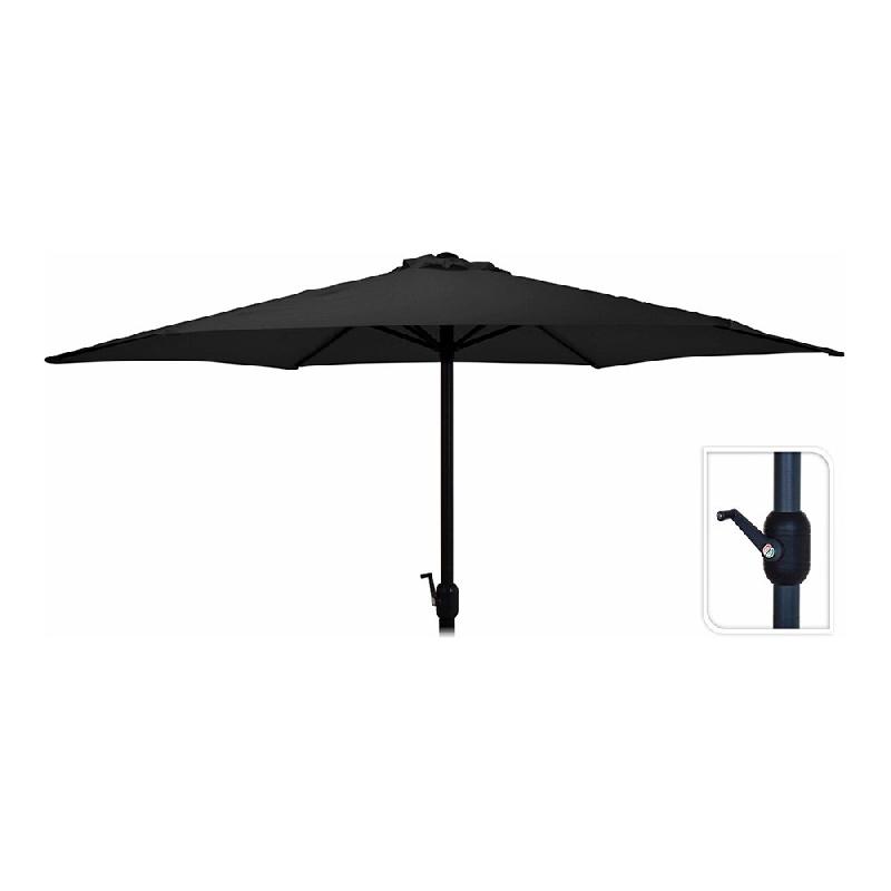 EDM Parasol 300Cm Couleur Gris Anthracite - multicolore multi-matériau 8719987832994_0