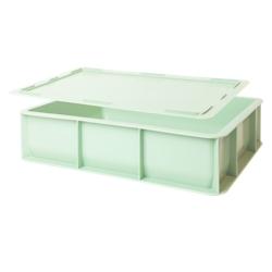 GILAC Lot demi bac à patons + couvercle - 400 x 300 - 9 L - Vert amande Gilac Maison G178315 - vert 3573678696532_0