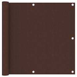 Helloshop26 - Écran de balcon brise pare vue protection confidentialité 90 x 300 cm tissu oxford marron 02_0010240 - 3000553882723_0
