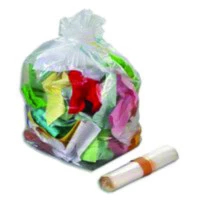 Lot de 100 sacs poubelles transparent_0