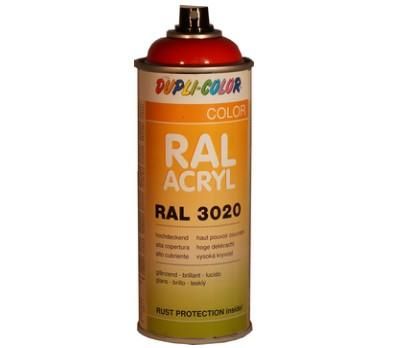 PEINTURE ACRYLIQUE BRILLANT RAL 3020 ROUGE TRAFIC