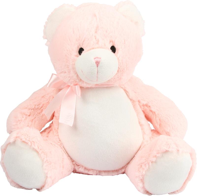 Peluche zippée Ourson - Réf: MM556 - 40 cm - 100% polyester - Conforme norme EN71_0