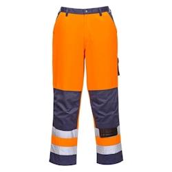 Portwest - Pantalon de travail haute visibilité LYON Orange / Bleu Marine Taille M - M 5036108178889_0