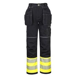 Portwest - Pantalon de travail holster haute visibilité de Classe 1 PW3 Orange / Noir Taille 40 - 32 jaune PW307YBR32_0