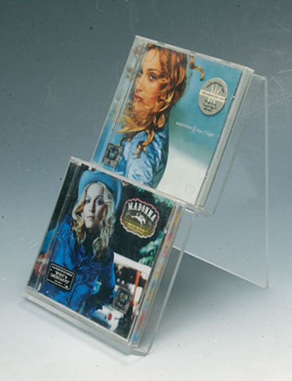 Présentoir CD - Eure Film - Support-multi en altuglas transparent, simple ou double face, plusieurs capacités_0