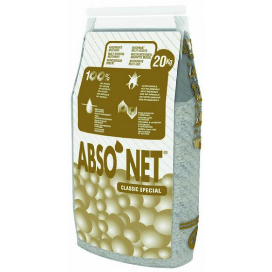Sac absorbant sepiolite industriel minéral - 20kg - réf. Ab20kg_0