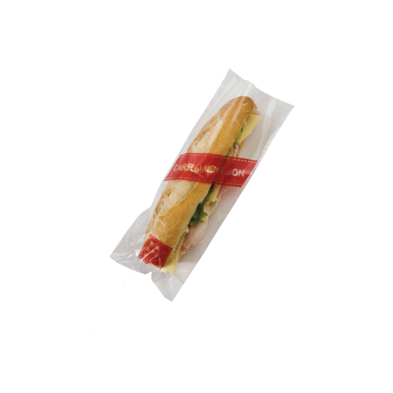 SACS ET SACHETS PLASTIQUES - SACHET SANDWICH TRANSPARENT 1 COULEUR_0