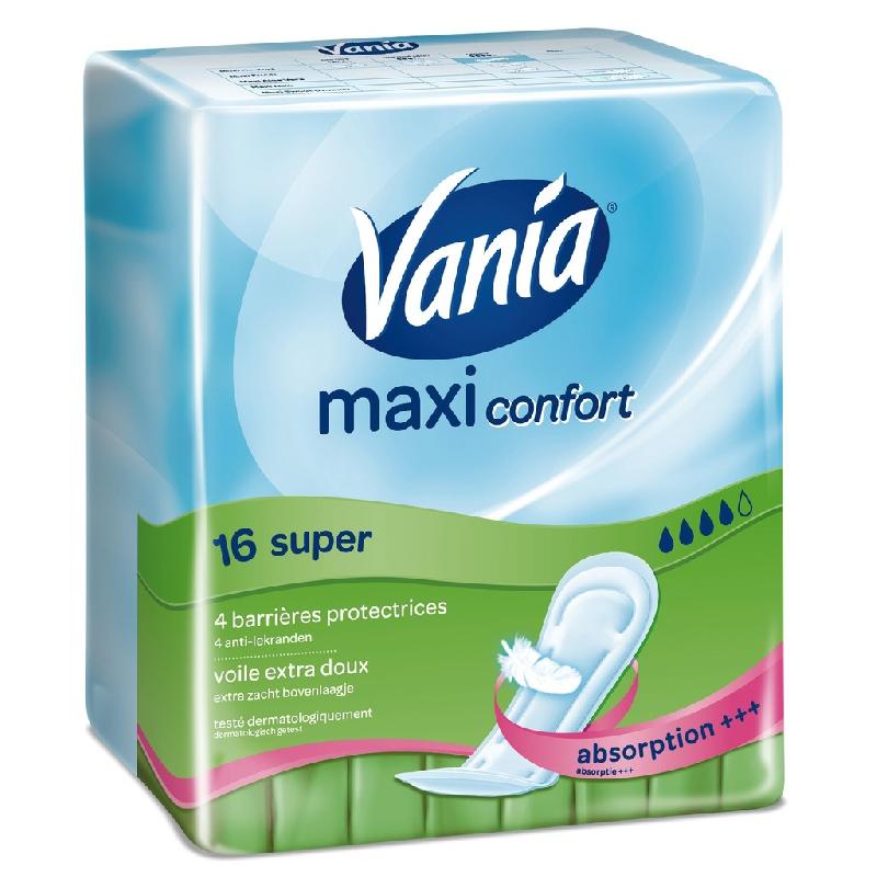 SERVIETTES PÉRIODIQUES VANIA MAXI SUPER