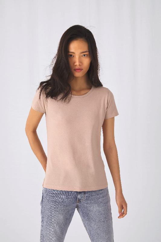 T-shirt Organic Inspire col rond Femme - B&C CGTW043 - 100% coton bio - Toucher ultra doux_0