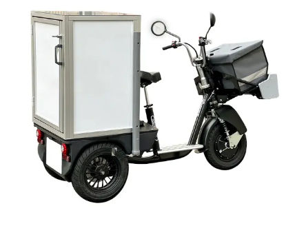 Triporteur électrique sans pédales Cobrane CITY S - Homologué voie publique - Caisson cargo 300L - Charge 50kg_0