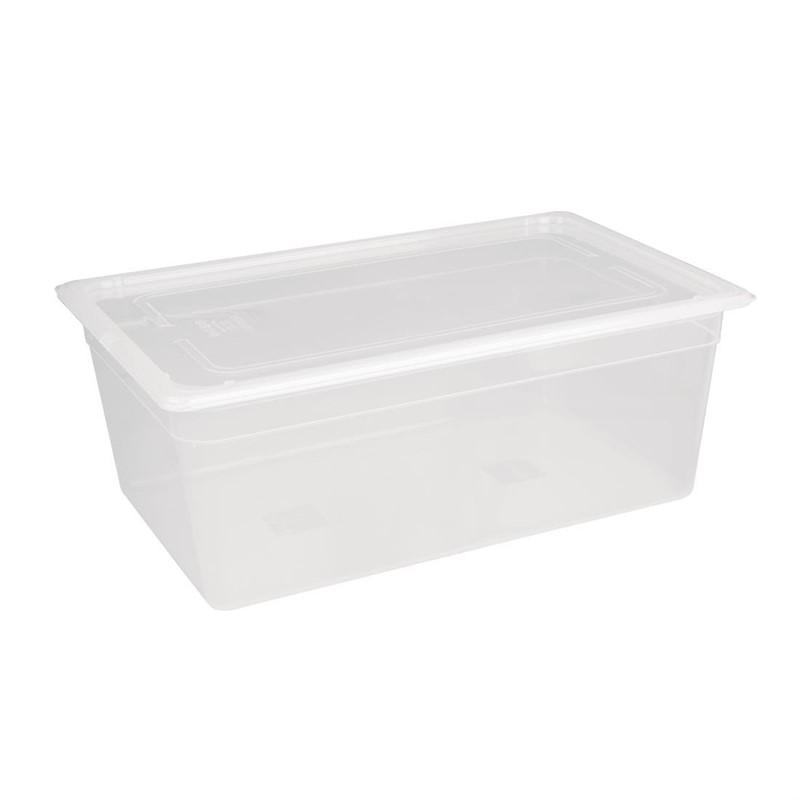 Bac en polypropylène GN 1/1 - GJ513 - 25,6L - Température -40°C à 70°C - 200mm_0