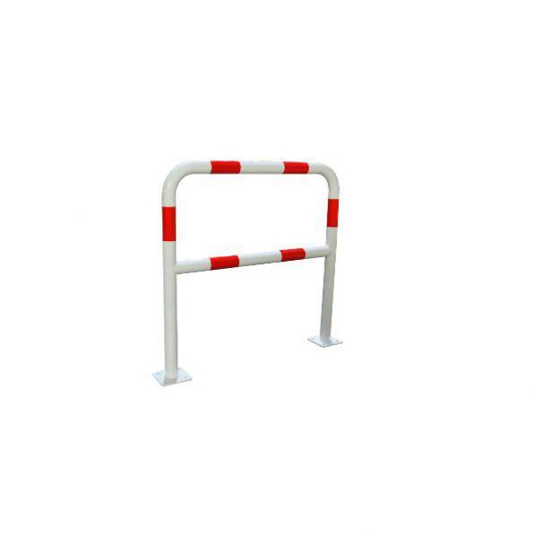 Barrière de sécurité intérieure 1000mm à fixer - 60 mm - Rouge/blanc - Marque Rolléco_0
