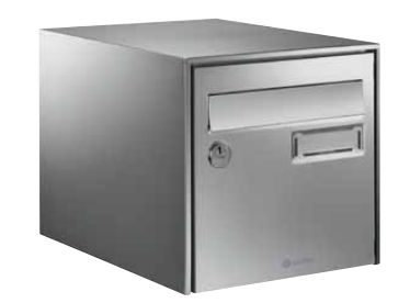 Boîtes aux lettres individuelles Loft inox Decayeux - tôle d’acier inoxydable - corps inox - portillons inox brossé qualité marine_0