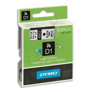 DYM RUBN DYMO D1 6MMX7M N/BLC 43613_0