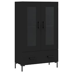 HELLOSHOP26 - Buffet bahut commode armoire meuble de rangement organisateur cuisine salle de séjour salon haut 69,5 x 31 x 115 cm bois d'ingénierie_0