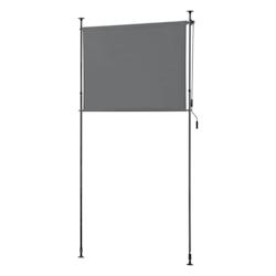 Helloshop26 - Store extérieur aux barres téléscopiques sans perçage 134 x 270 x 310 cm gris foncé 03_0006567 - 3001804347763_0
