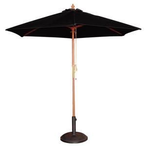 PARASOL ROND NOIR 2,5M OU 3M