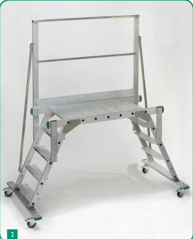 Passerelle de chevauchement 1m00 - aluminium rainuré - charge 150 kg - garde-corps et variantes disponibles_0