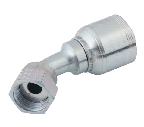 Raccord coudé ORFS Femelle, angle de 45° - Série 1847 - Pirtek - Tailles variées pour différents diamètres de tuyaux_0
