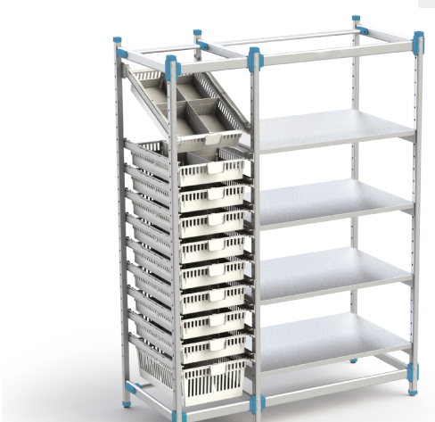 Rayonnage modulaire pour bloc opératoire et stérilisation - Easyflex_0