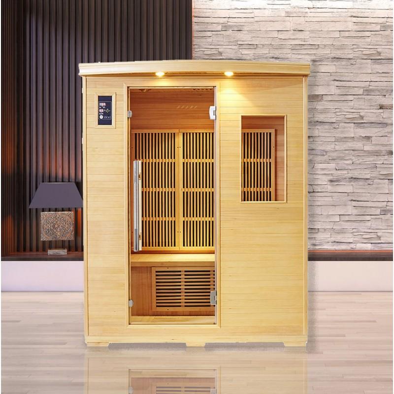 SAUNA INFRAROUGE NORDICA® CARBONE IR3 (3 PLACES) - 150X120_0