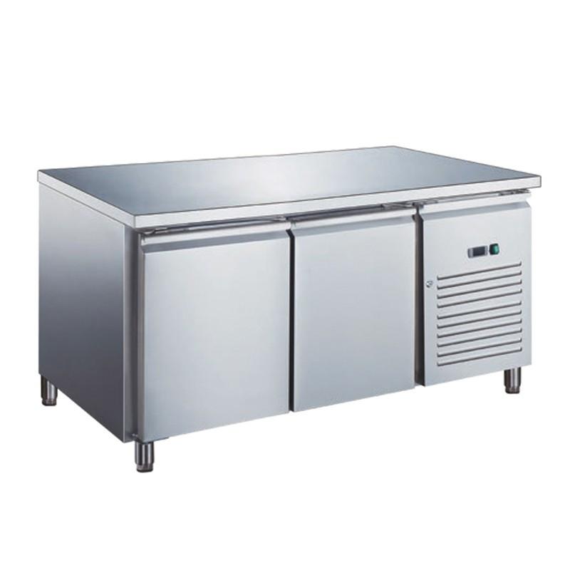 Table réfrigérée positive ventilée 2 à 4 portes - Sans dosseret - Température -2°C/+8°C - Marque FURNOTEL_0