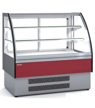Vitrine réfrigérée transversante ouverte à l'avant, avec 2 étagères, permettant le libre service - vssad-6-9-c docriluc_0