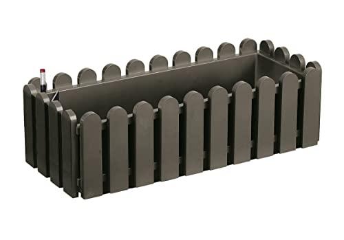 Poétic jardinière marron fumé - Aqua Comfort 50 cm avec réservoir d'eau 1,5L et plaque de drainage - JLHAC50MK_0