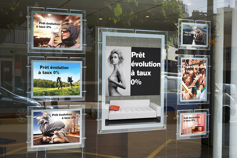 AFFICHAGE VITRINE