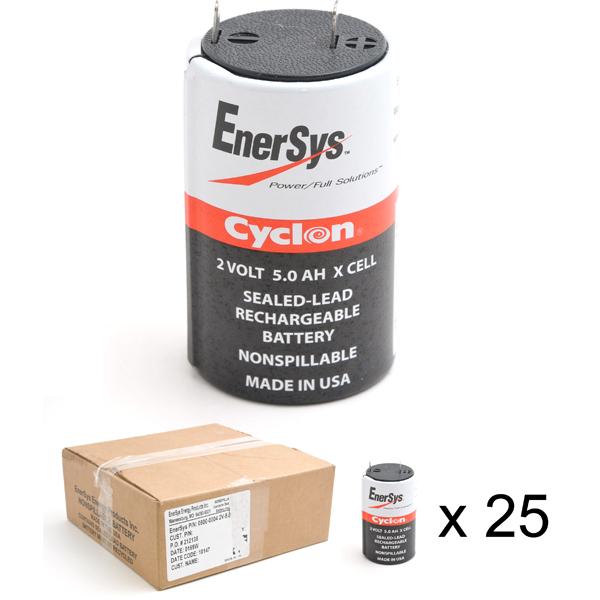 BATTERIE CYCLON ENERSYS 0800-0004 (X CELL) 2V 5AH F4.8_0