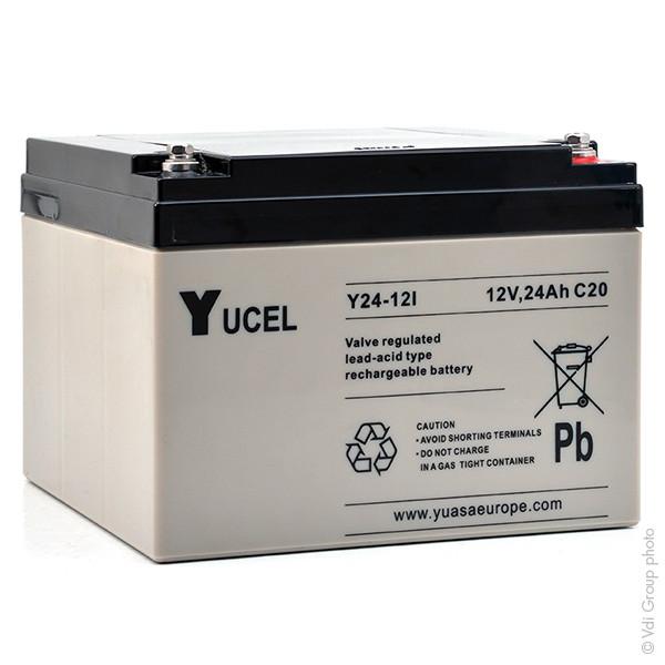 BATTERIE PLOMB AGM YUCEL Y24-12I 12V 24AH M5-F_0