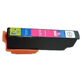 Cartouche jet d'encre compatible pour epson expressionphotoxp-750/850 (t2433) puce magenta 15,5ml e2433m_0