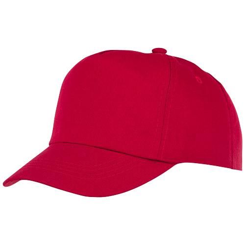 Casquette 5 panneaux Feniks enfant - œillets brodés - fermeture velcro tissu - 100% coton twill 175 g/m²_0